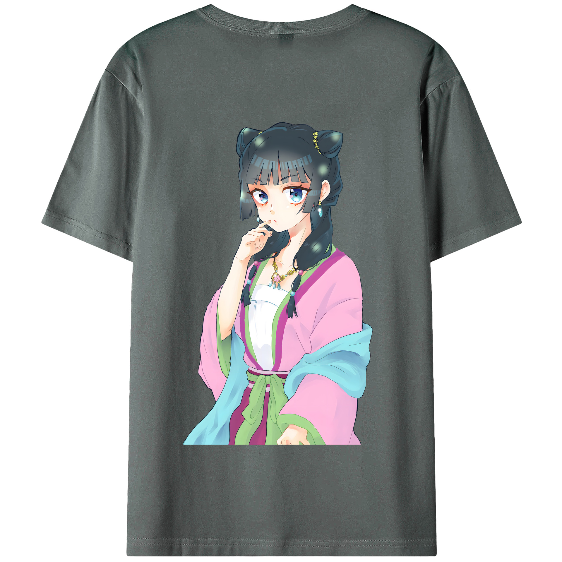 （画像用） 薬屋のひとりごと The Apothecary Diaries 綿100％半袖Tシャツ（背面プリント）